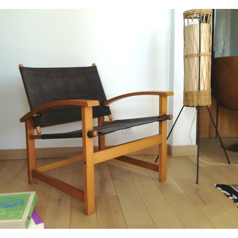 Scandinavian vintage armchair by Hyllinge Mobler 1960s