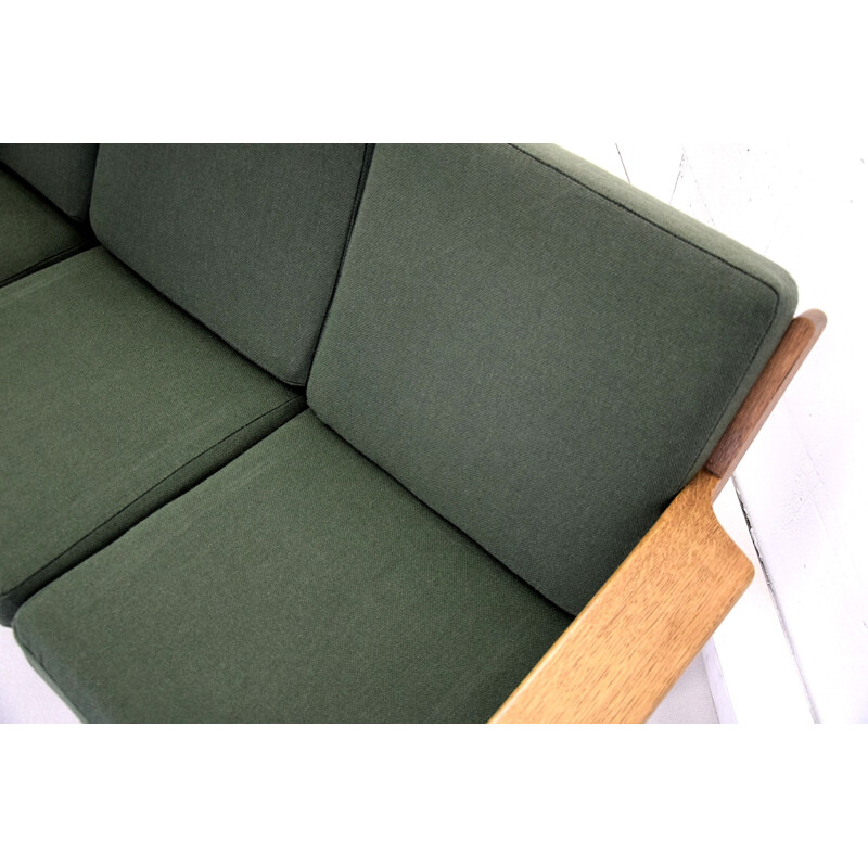 Vintage-Sofa aus Eiche GE 290 von Hans Wegner für GETAMA