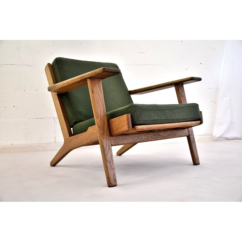 Vintage Oak Armchair GE290 by Hans Wegner  for GETAMA