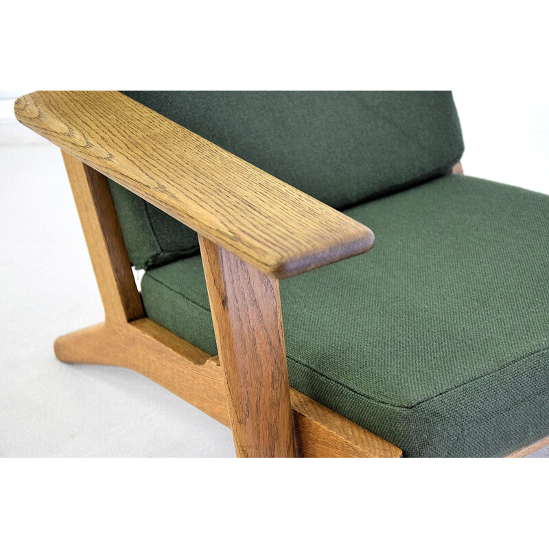 Vintage Oak Armchair GE290 by Hans Wegner  for GETAMA