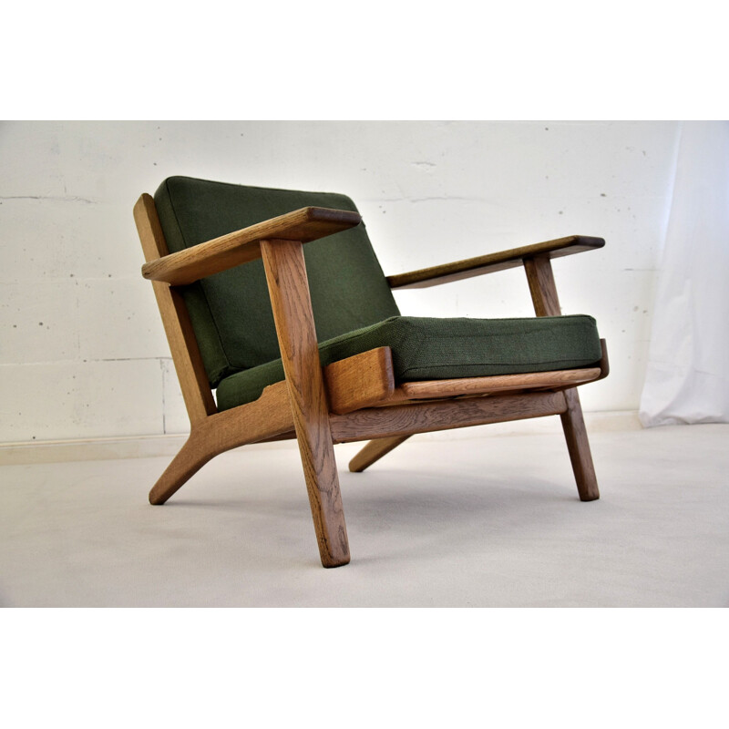 Vintage Oak Armchair GE290 by Hans Wegner  for GETAMA