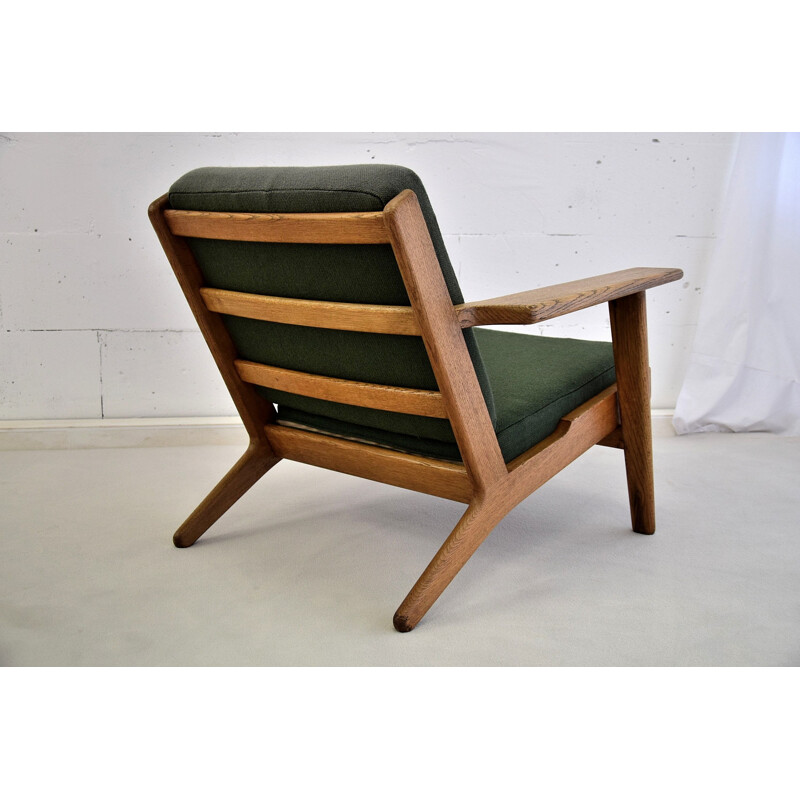 Fauteuil Vintage en chêne GE290 de Hans Wegner pour GETAMA