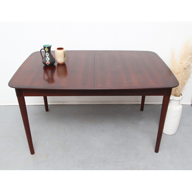 Lübke extensible dining table in rosewood - 1960s