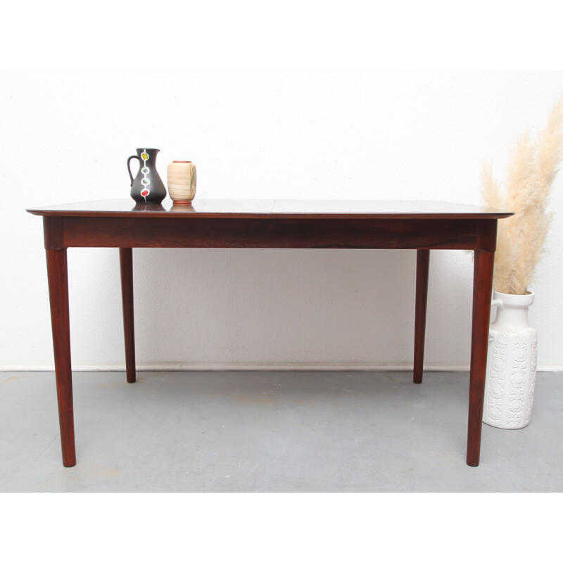 Lübke extensible dining table in rosewood - 1960s