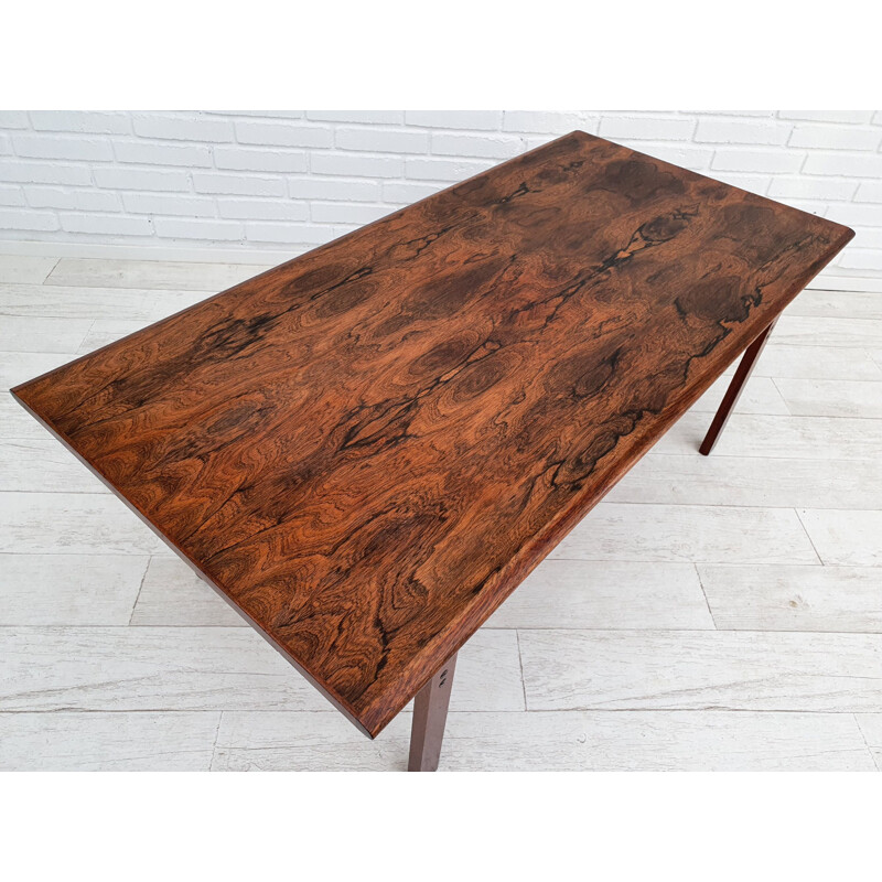 Vintage Danish coffee table, Capella series, by Illum Wikkelsø, 1970