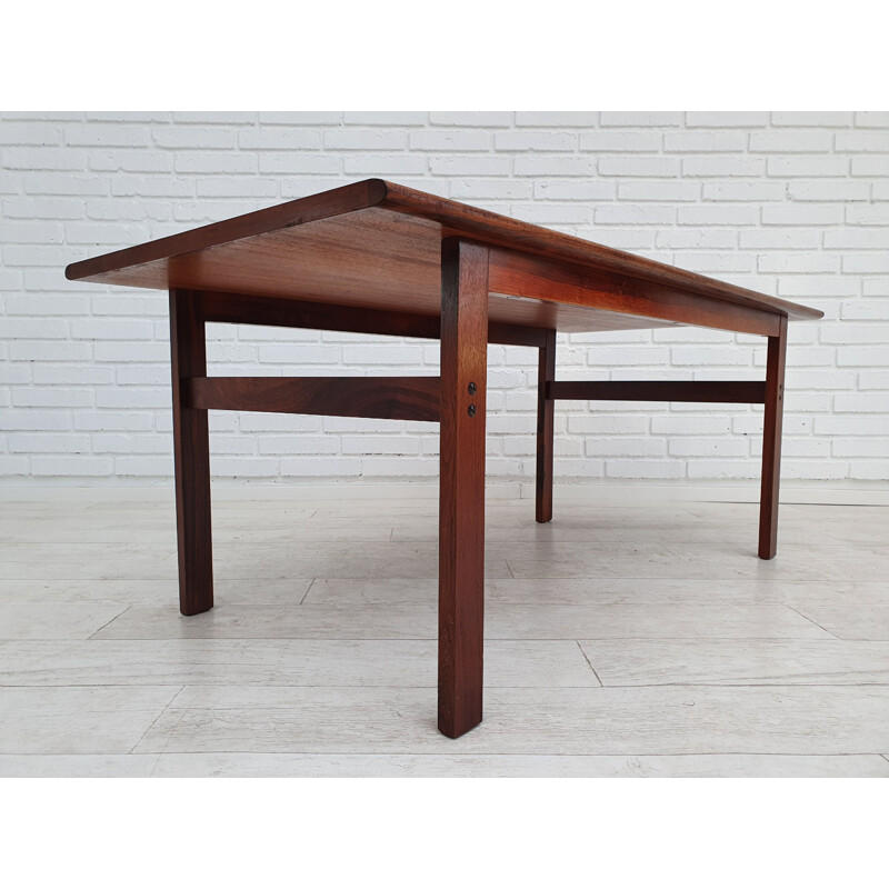 Vintage Danish coffee table, Capella series, by Illum Wikkelsø, 1970