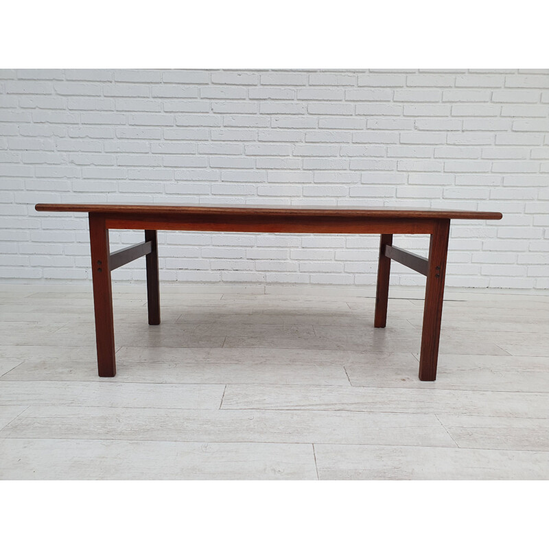 Vintage Danish coffee table, Capella series, by Illum Wikkelsø, 1970