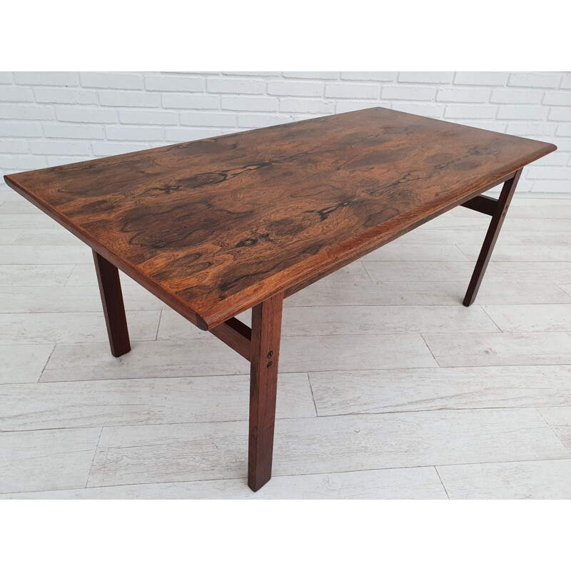 Vintage Danish coffee table, Capella series, by Illum Wikkelsø, 1970