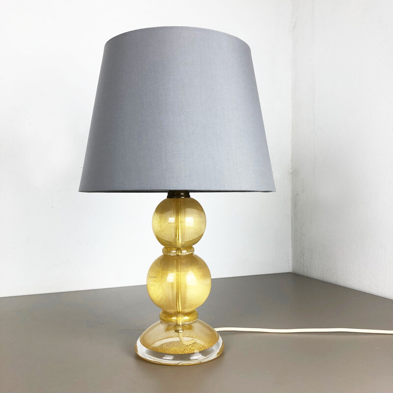 Vintage Heavy Murano Glass table lamp