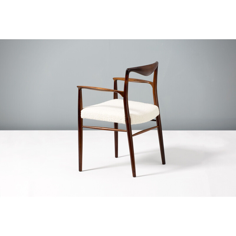 Paire de fauteuils Vintage en palissandre par Kai Lyngfeldt-Larsen 