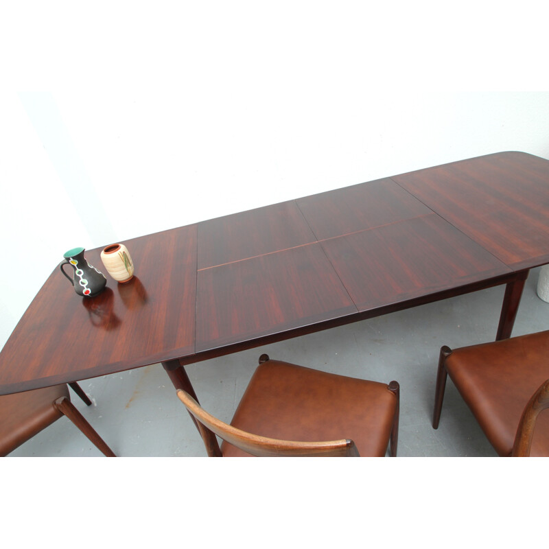 Lübke extensible dining table in rosewood - 1960s