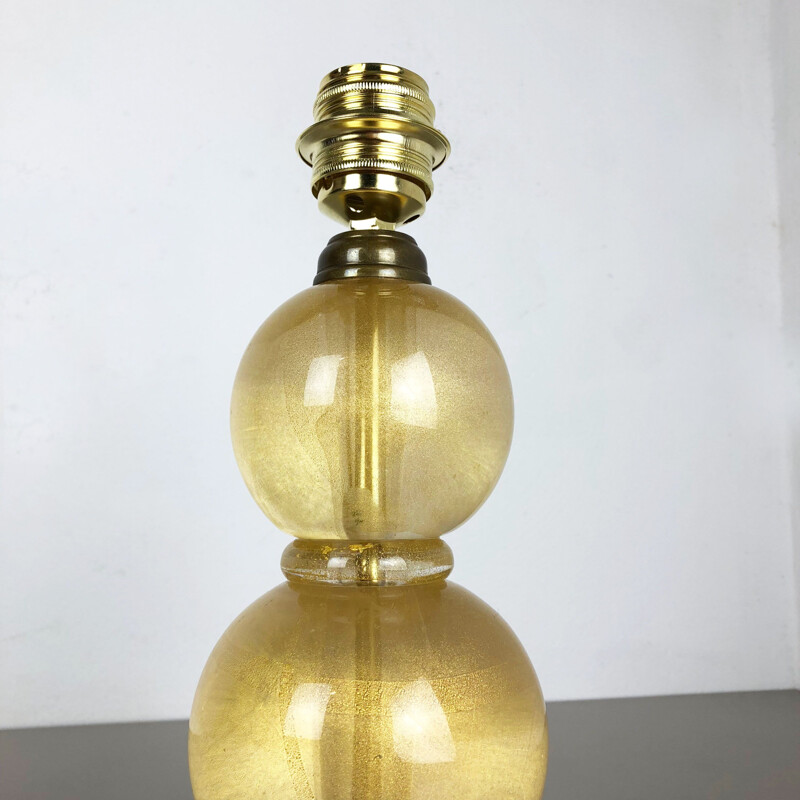 Vintage Heavy Murano Glass table lamp