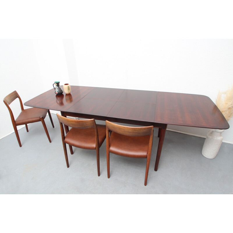 Lübke extensible dining table in rosewood - 1960s