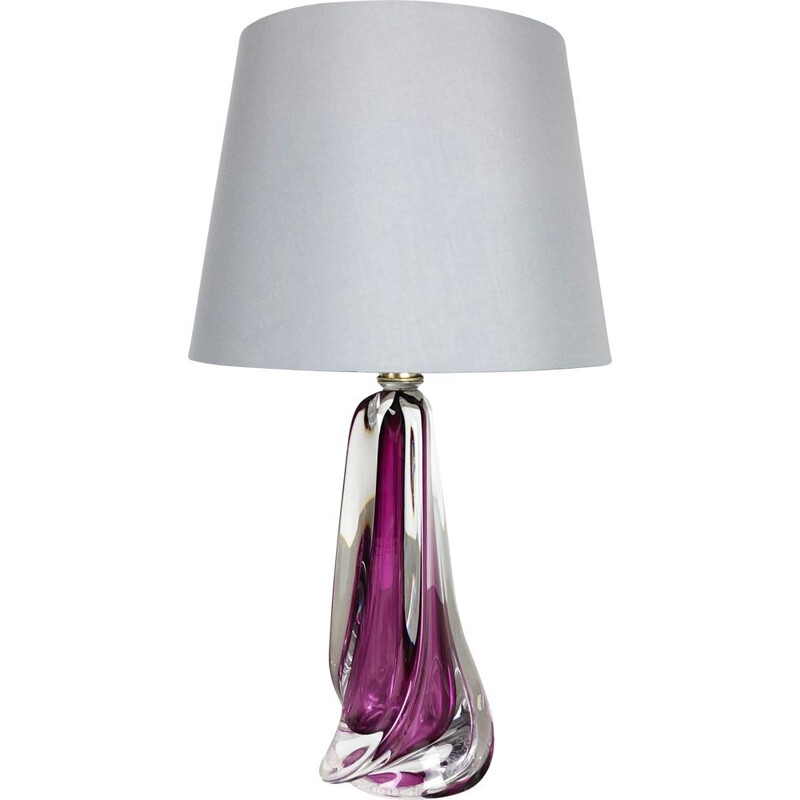 Vintage Crystal Glass  table lamp