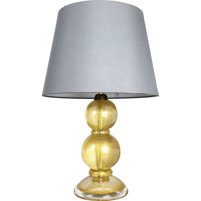 Vintage Heavy Murano Glass table lamp