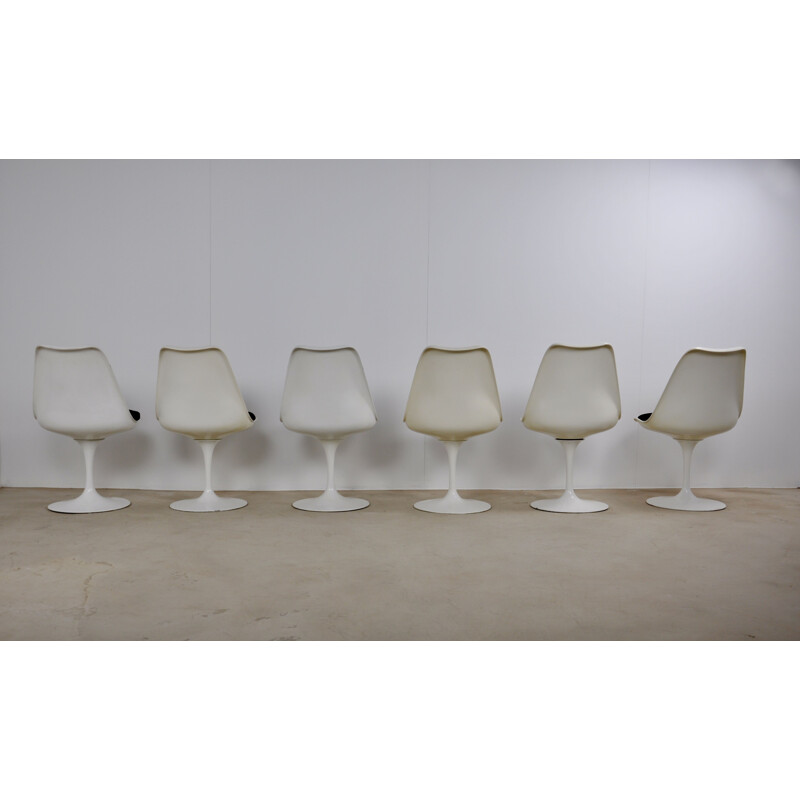 Set of 6 Tulip dining chairs by Eero Saarinen, 1970