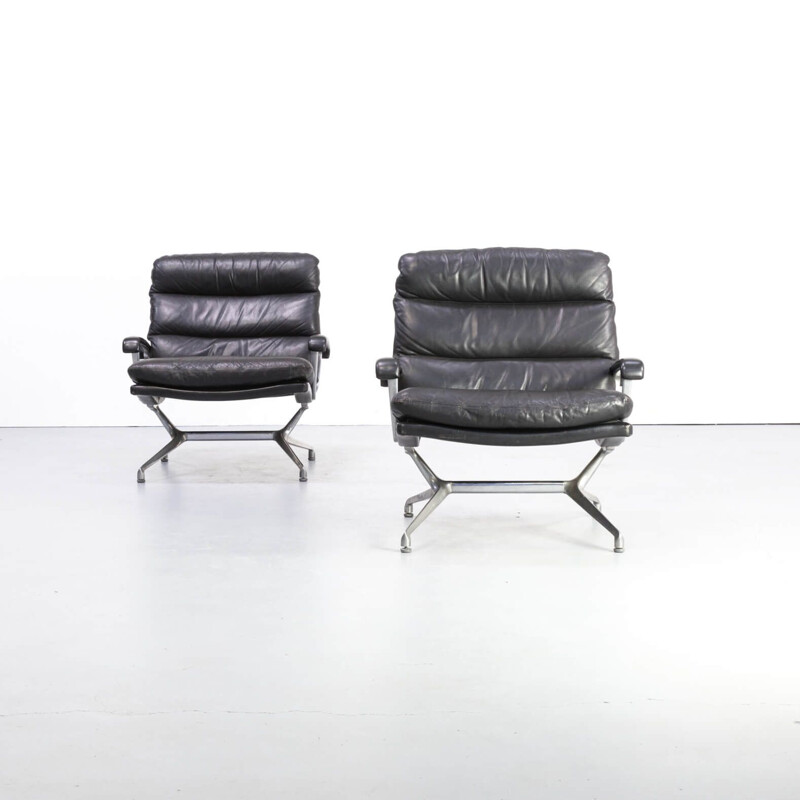 Ensemble de 2 fauteuils vintage de Paul Tuttle pour Strässle International, 1960