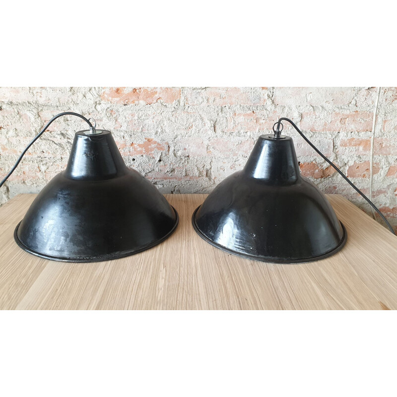 Space Age industrial vintage pendant light, 1970s