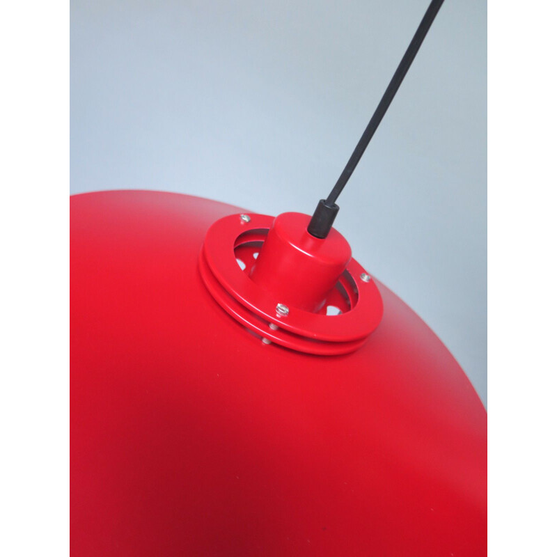 Red metal lamp layered scandinavian Vintage 