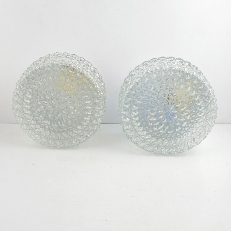 Pair of ceiling lamps, Dolin, Germany, 1980s