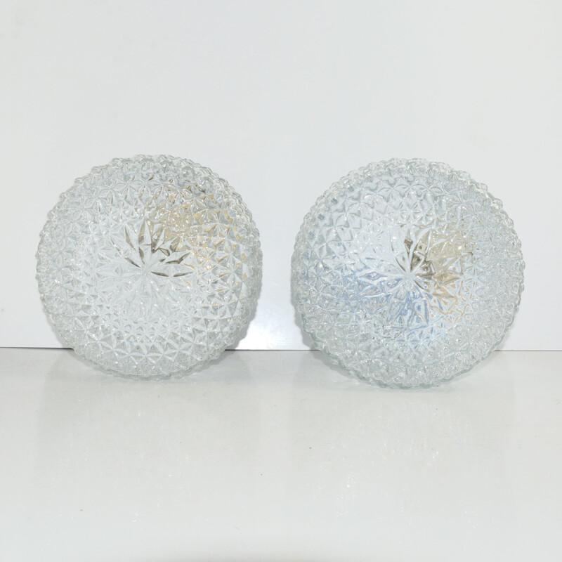 Pair of ceiling lamps, Dolin, Germany, 1980s