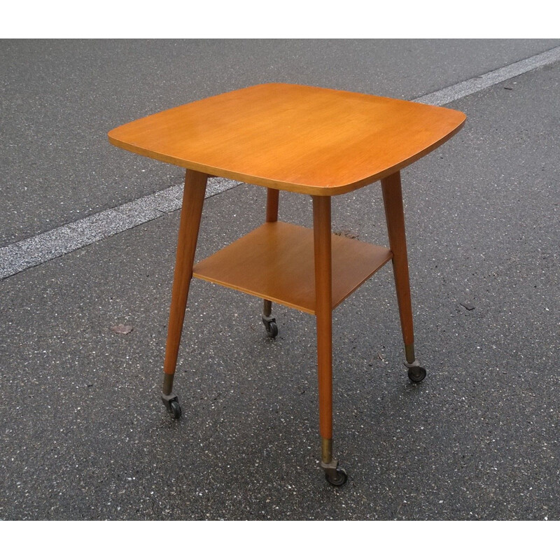 Table plateau vintage plateau pivotant années 50