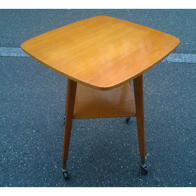 Table plateau vintage plateau pivotant années 50