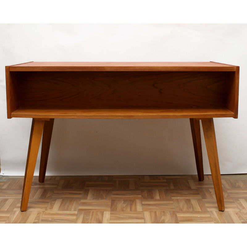 Desk in teak 3 drawers 1950s