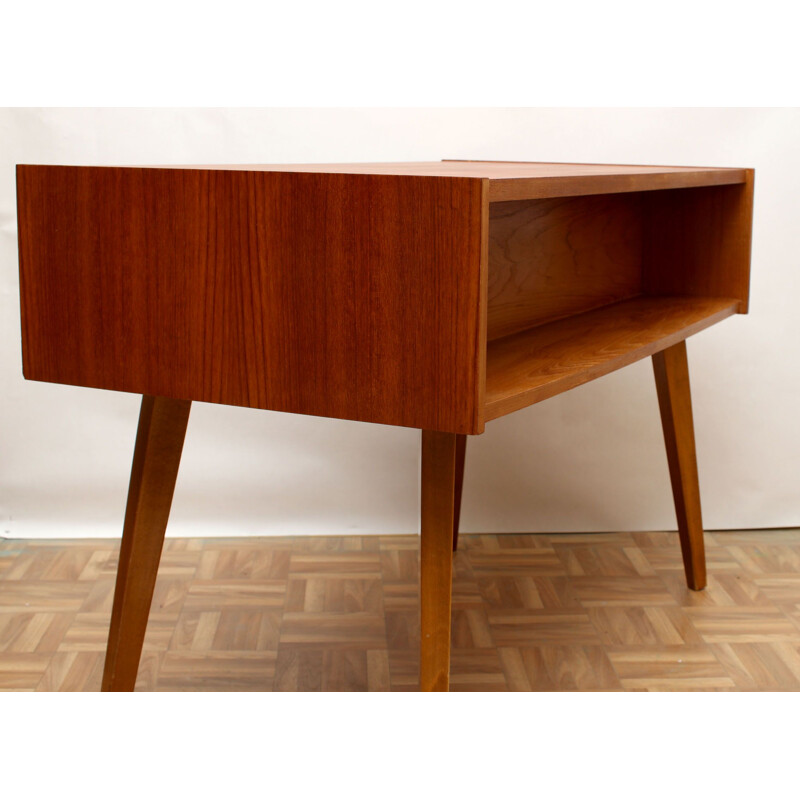 Desk in teak 3 drawers 1950s