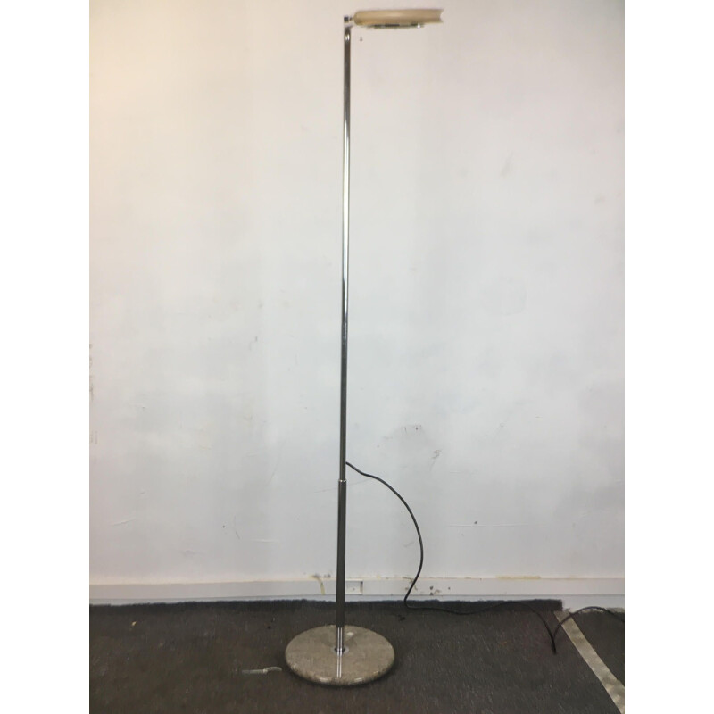 Halogen floor lamp Bruno Gecchelin model Mezzaluna by Skipper 1970