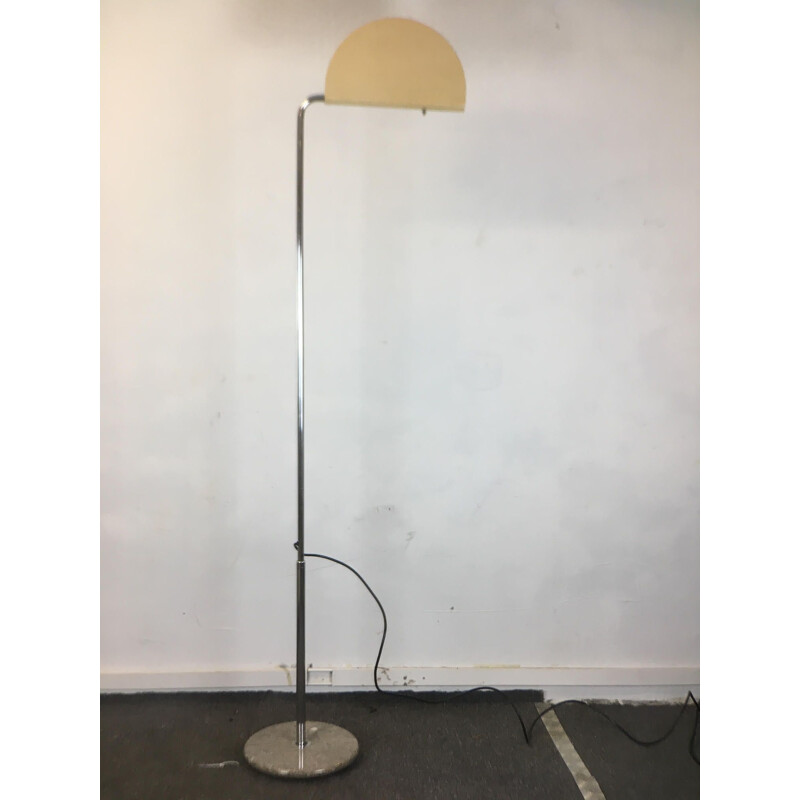 Halogen floor lamp Bruno Gecchelin model Mezzaluna by Skipper 1970