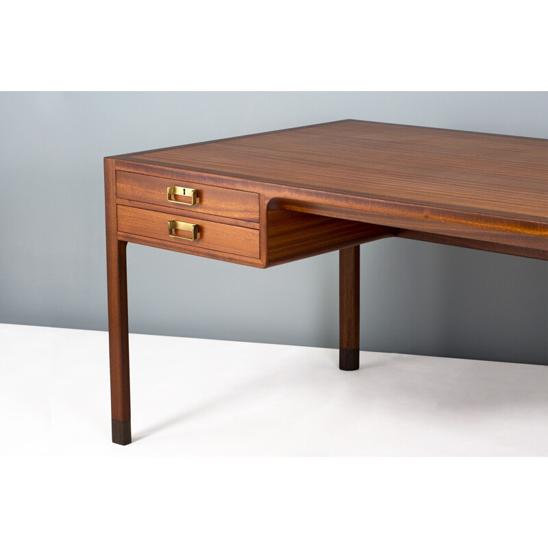 Bernt Petersen Mahogany Desk 1960s