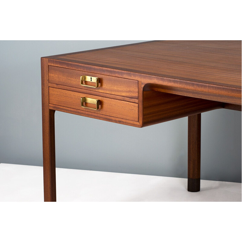 Bernt Petersen Mahogany Desk 1960s