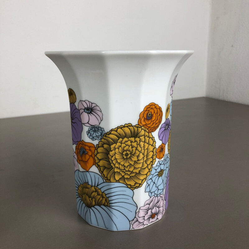 Set of 3 Floral Vases Tapio Wirkkala for Rosenthal Studio Line, Germany, 1980s