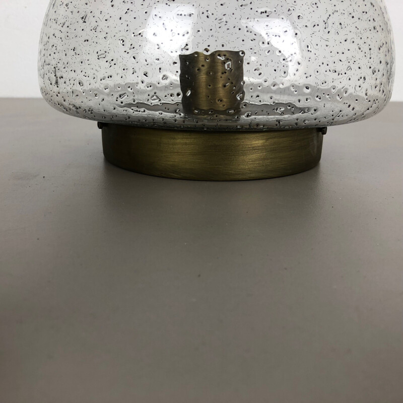 Set of 2 Cone Ice Glass Bubble Wall Light Made by Sölken Leuchten, Germany