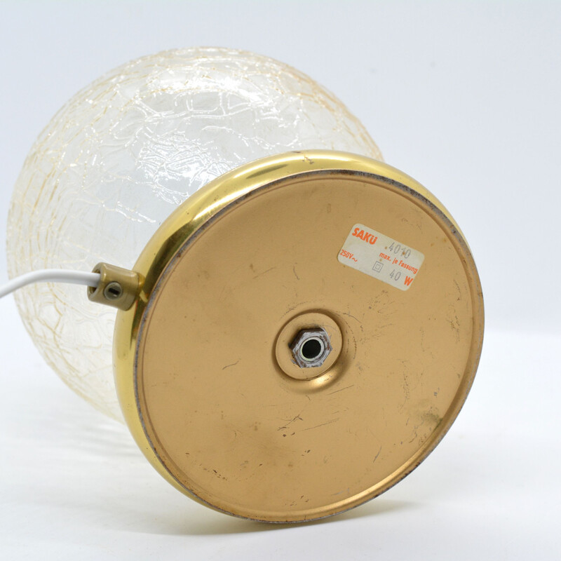 Lampe de chevet vintage Hollywood Regency Saku 4010 Allemagne années 70