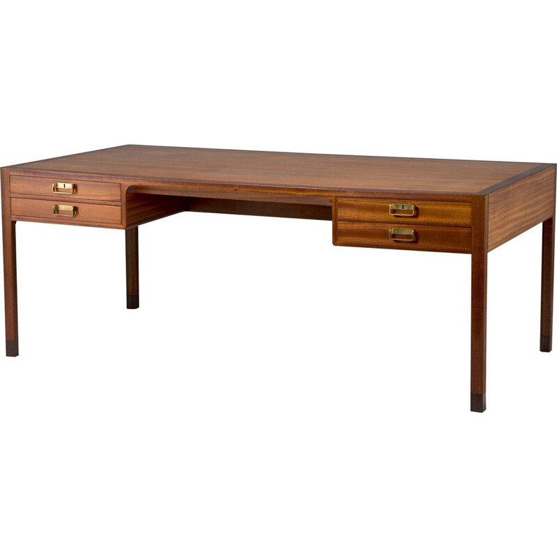 Bernt Petersen Mahogany Desk 1960s