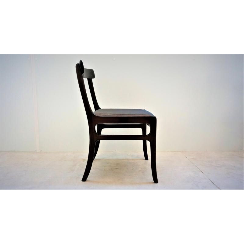 Set of 8 vintage Scandinavian chairs Ole Wanscher