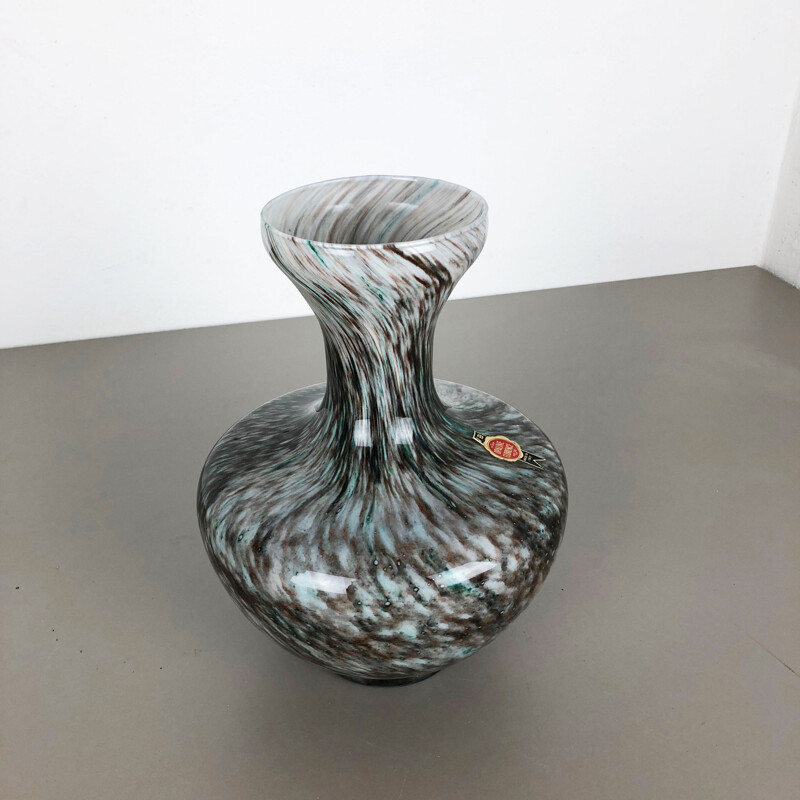 Vintage vase by Opaline Florence, Italy 1970