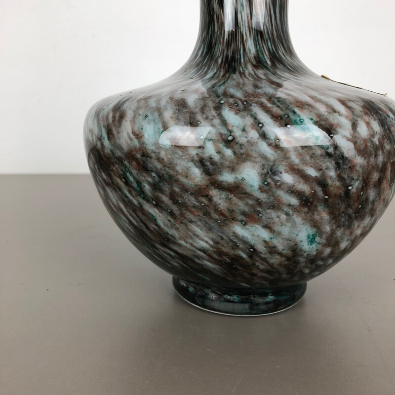 Vintage-Vase von Opaline Florenz, Italien 1970