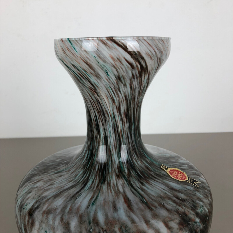 Vintage vase da Opaline Florence, Itália 1970