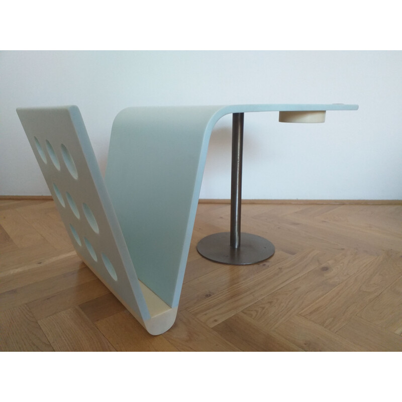 Table d'appoint vintage Corian, Italie 1990