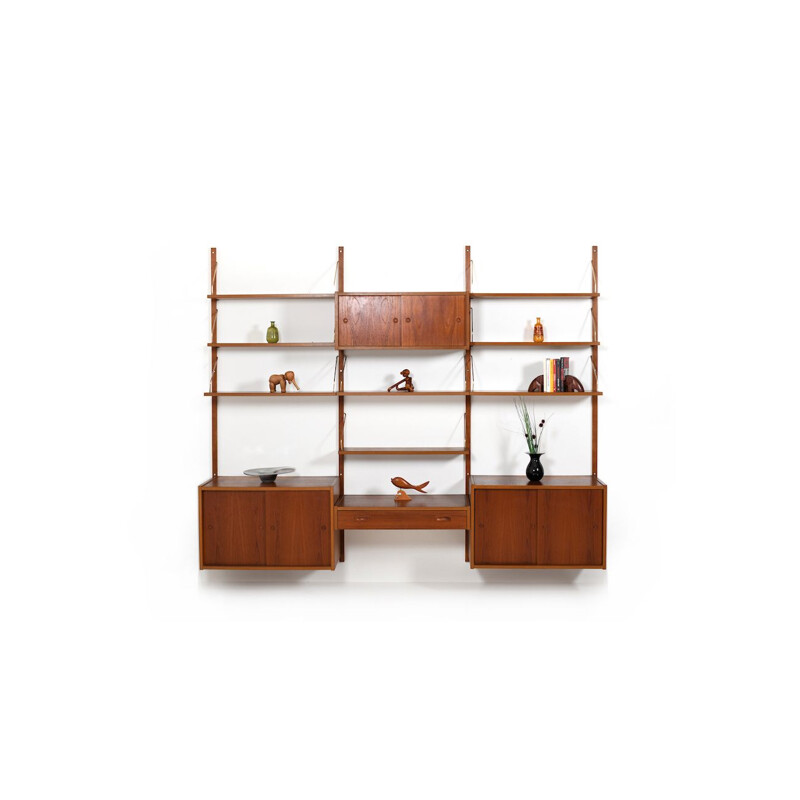 Danish Teak Shelf System by Preben Sørensen Mid Century