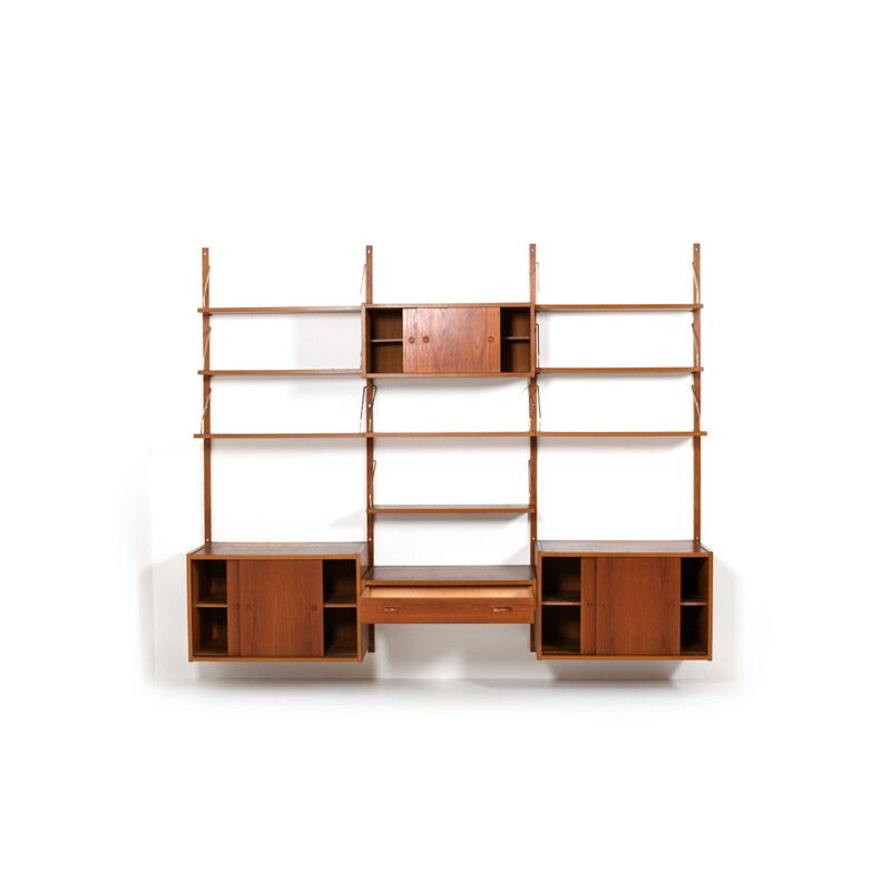 Danish Teak Shelf System by Preben Sørensen Mid Century