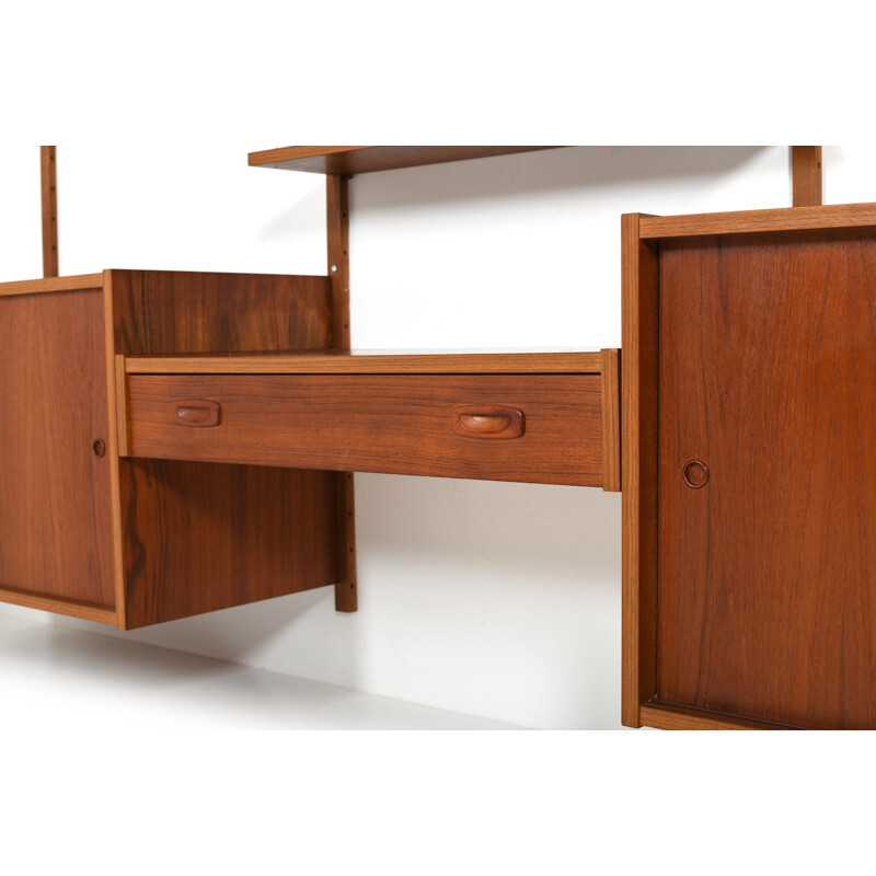 Danish Teak Shelf System by Preben Sørensen Mid Century