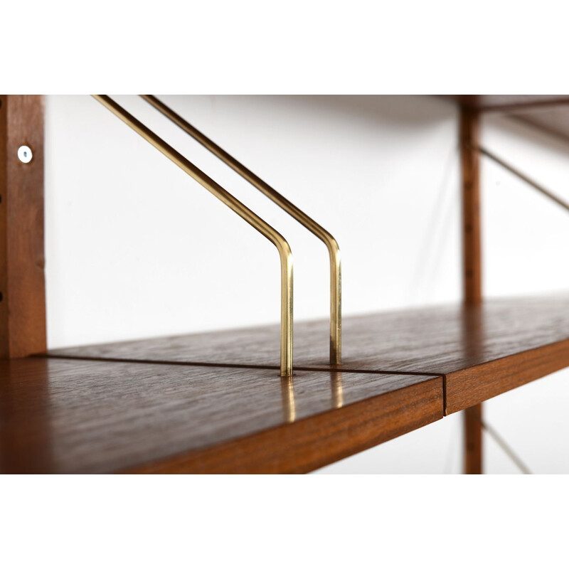 Danish Teak Shelf System by Preben Sørensen Mid Century