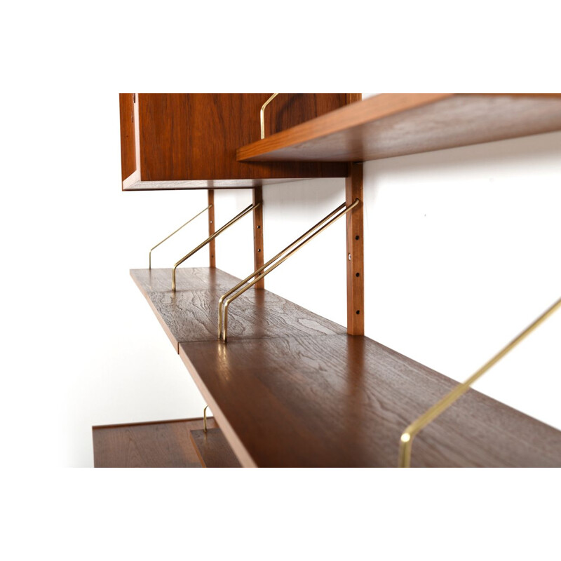 Danish Teak Shelf System by Preben Sørensen Mid Century