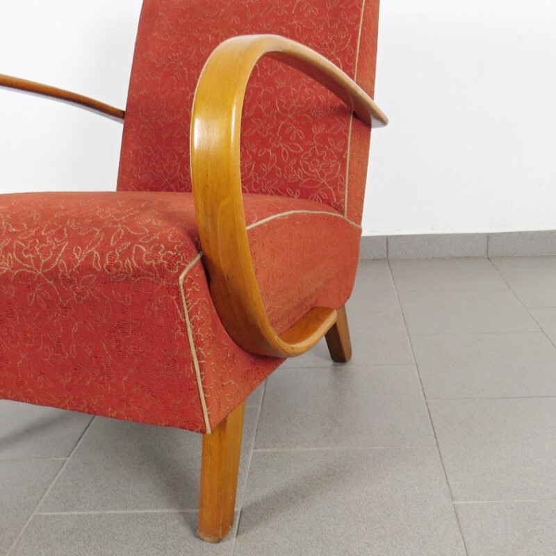 Set of armchair produced by Jindrich Halabala 1950's