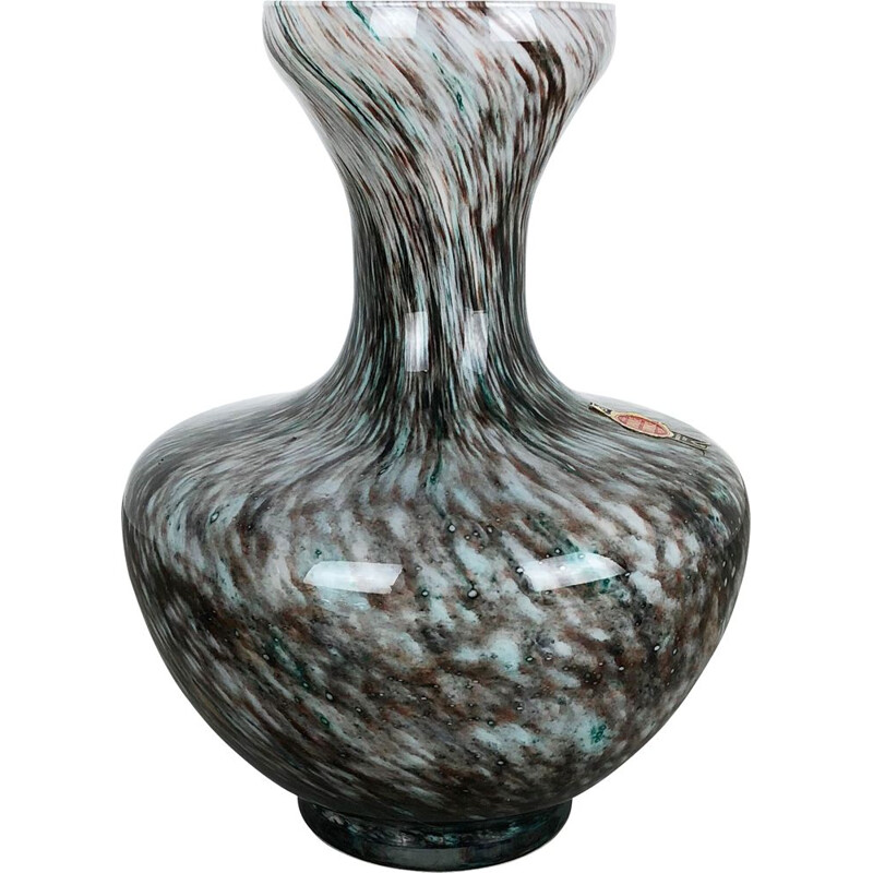 Vintage vase by Opaline Florence, Italy 1970