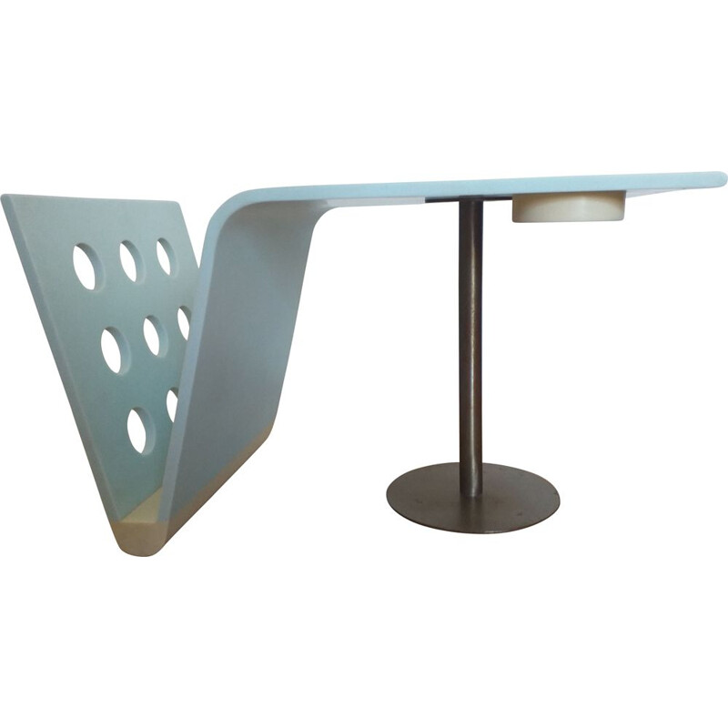 Table d'appoint vintage Corian, Italie 1990